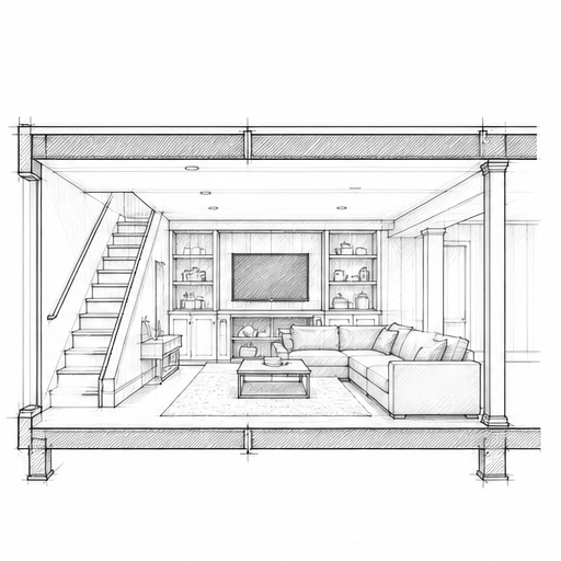 Basement / Finishing service sketch